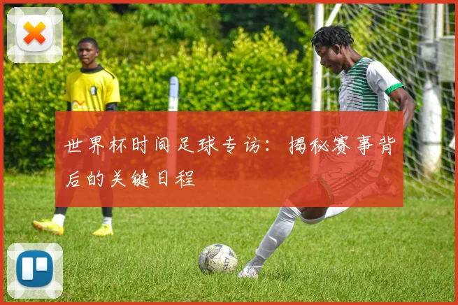 世界杯时间足球专访：揭秘赛事背后的关键日程