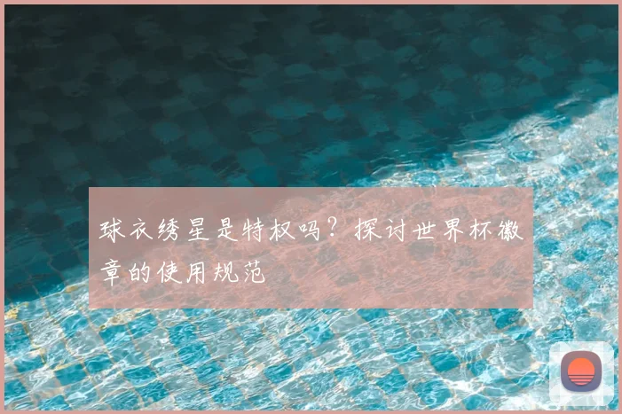 球衣绣星是特权吗？探讨世界杯徽章的使用规范